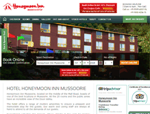 Tablet Screenshot of honeymooninnmussoorie.com